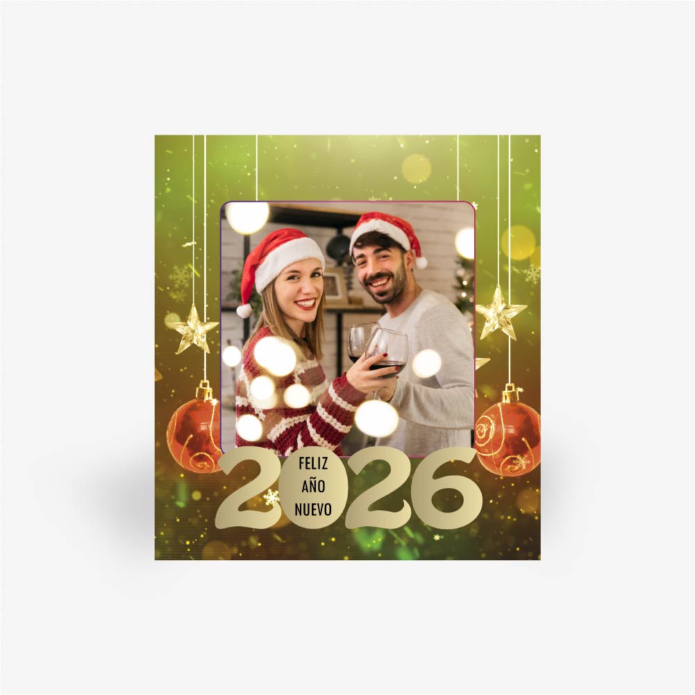 20 70 103 Imán de Navidad Feliz Año
