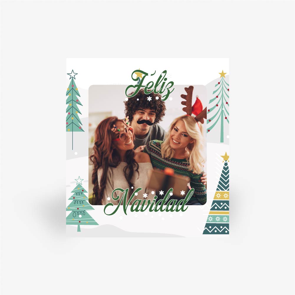 20 70 108 Imán de Navidad Pinos