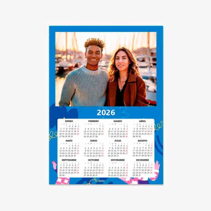 30 20 4701 Calendario en Póster Maravilla