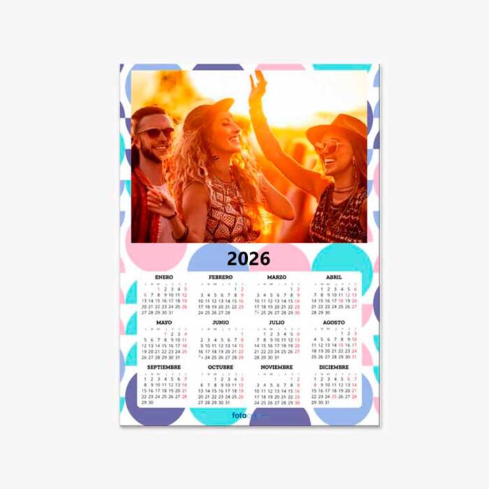 30 20 8502 Calendario en Póster Minimalista