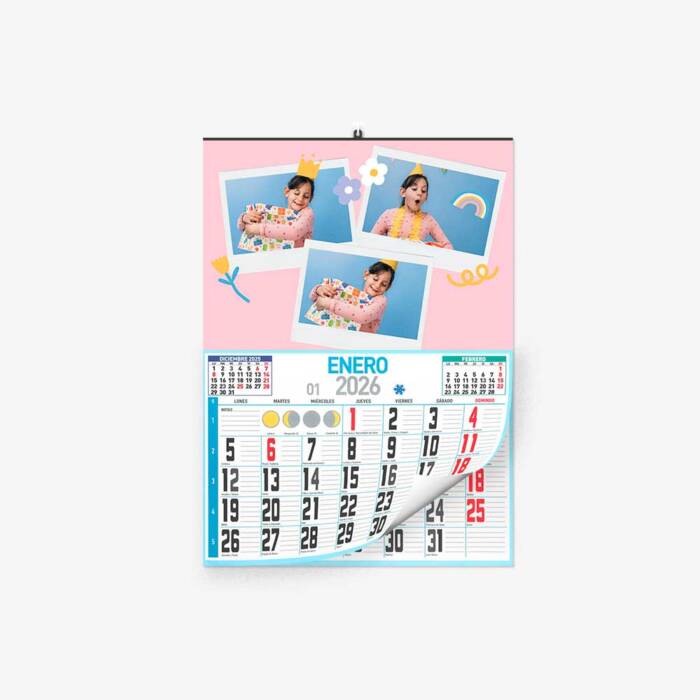 30 30 0301 Calendario Faldilla Felicidad