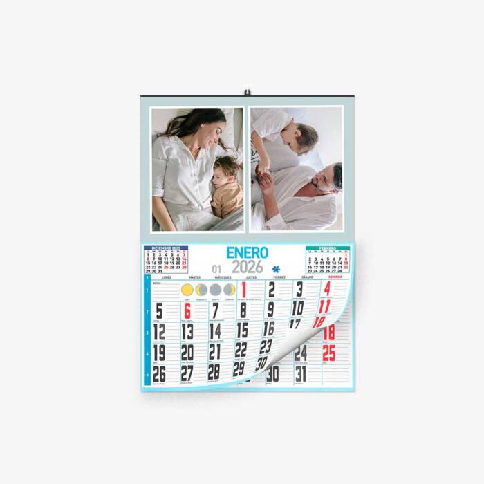 30 30 2302 Calendario Faldilla Familiar