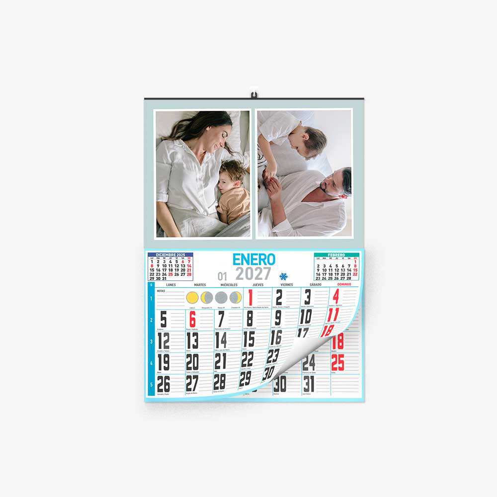 30 30 2302 Calendario Faldilla Familiar