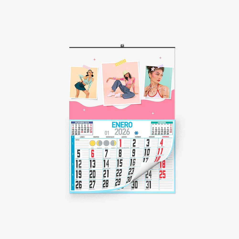 30 30 4701 Calendario Faldilla Fashion