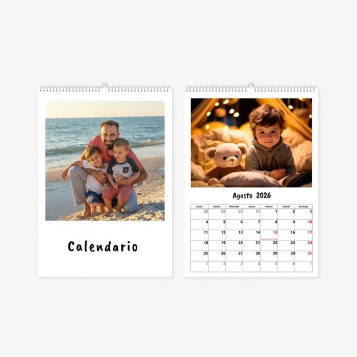 30 40 0001 Calendario de Pared Blanco
