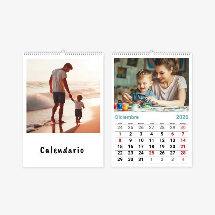 30 40 0005 Calendario de Pared Números grandes