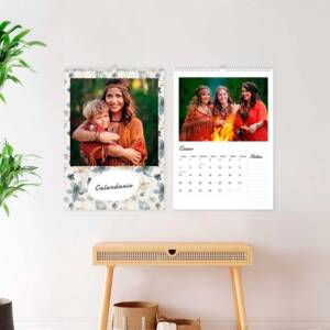 30 40 8301 Calendario de Pared Flores en acuarelas 30 40 8301 Calendario de Pared Flores en acuarelas