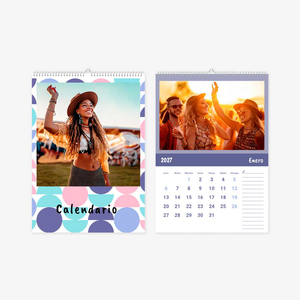 30 40 8502 Calendario de Pared Minimalista