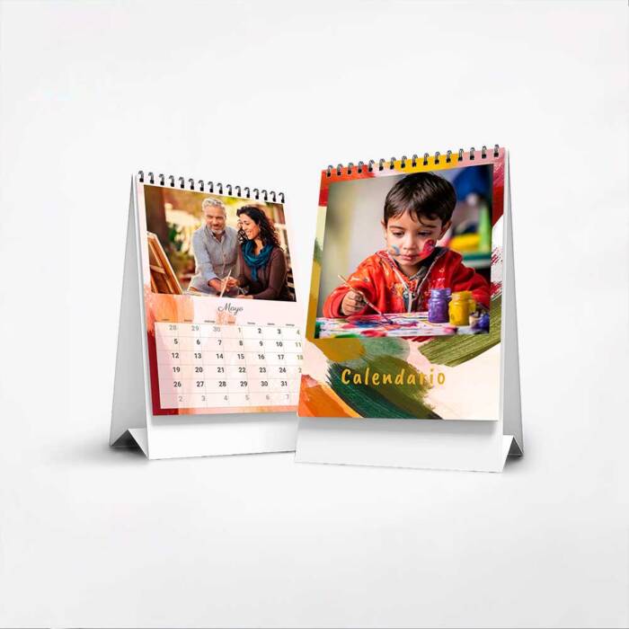 30 55 8501 Calendario de mesa Pinceladas