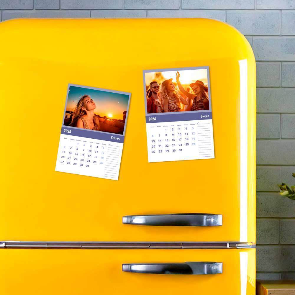 31 90 8502 Calendario mensual en imán Minimalista