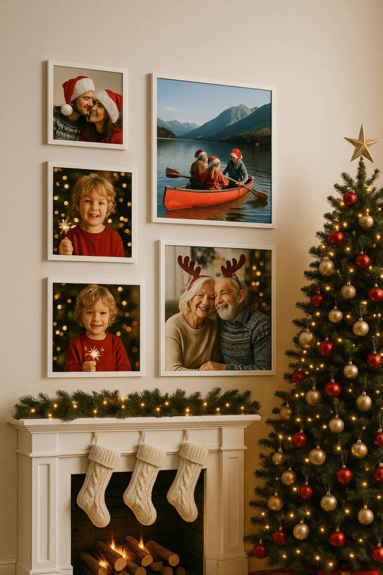 4. Tendencias en decoración navideña con fotos crea un ambiente único (1)