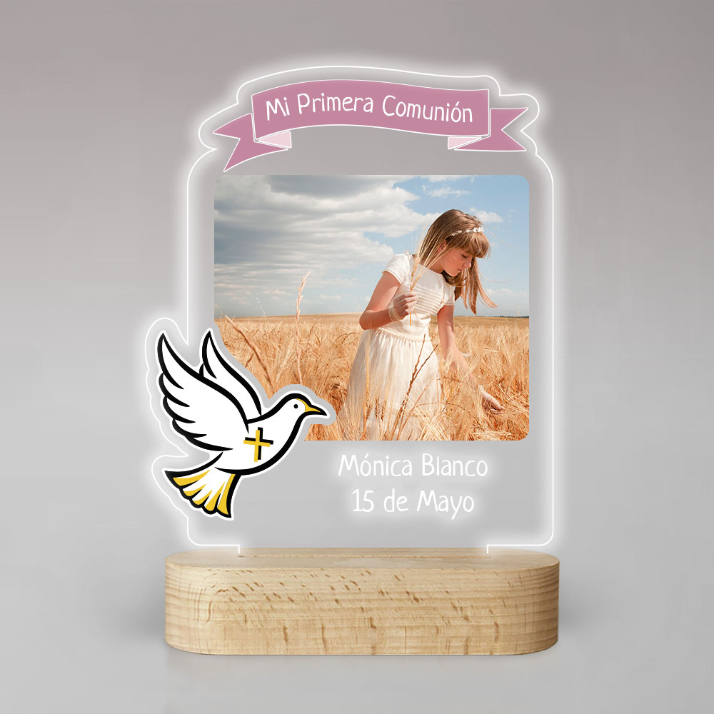 62 11 002 Lámpara Led de Comunión Alas de paz