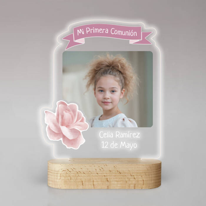 62 11 007 Lámpara Led de Comunión Rosa del alba