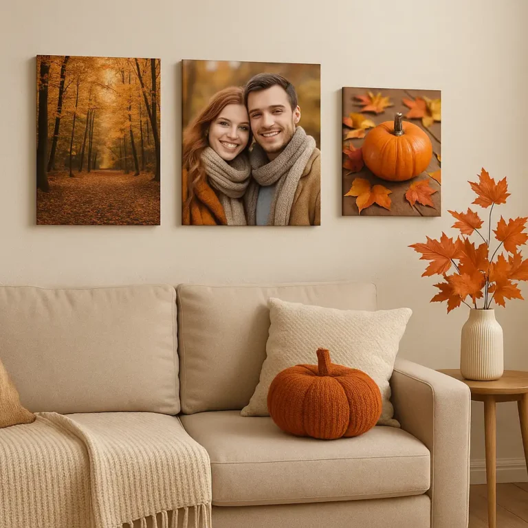 Ideas de decoración otoñal con fotos calidez para tu hogar